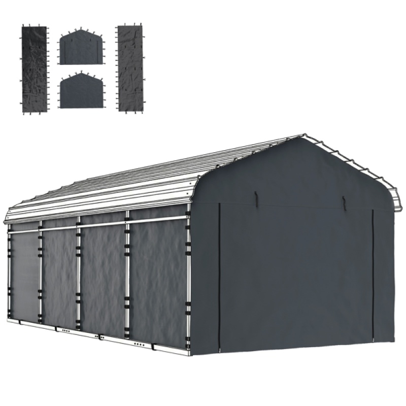Shop Front Back Panel Carport Replacement Sidewall Panel